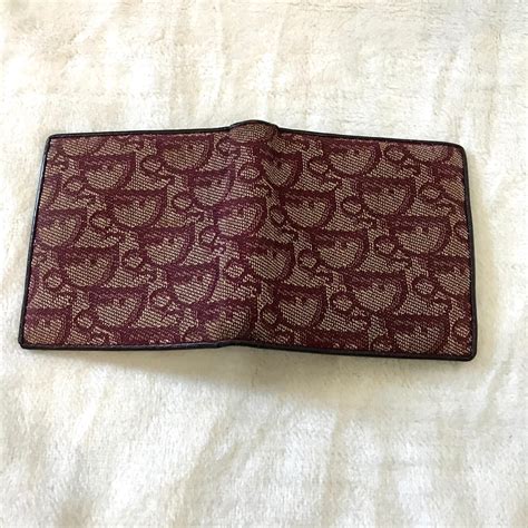 vintage dior 1980 wallet|authentic christian Dior wallet.